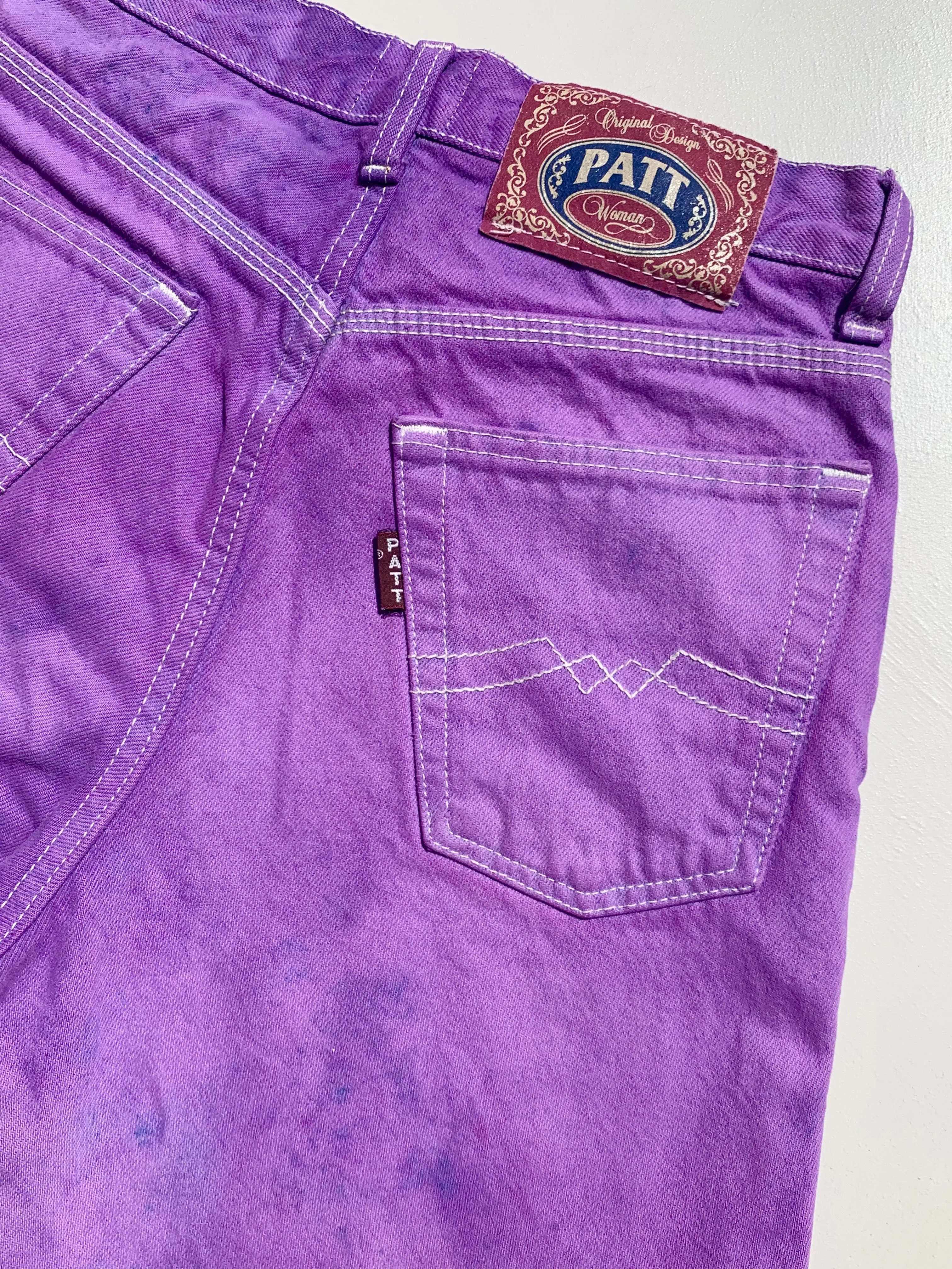 MK VINTAGE LILAC DENIM JEANS talla S