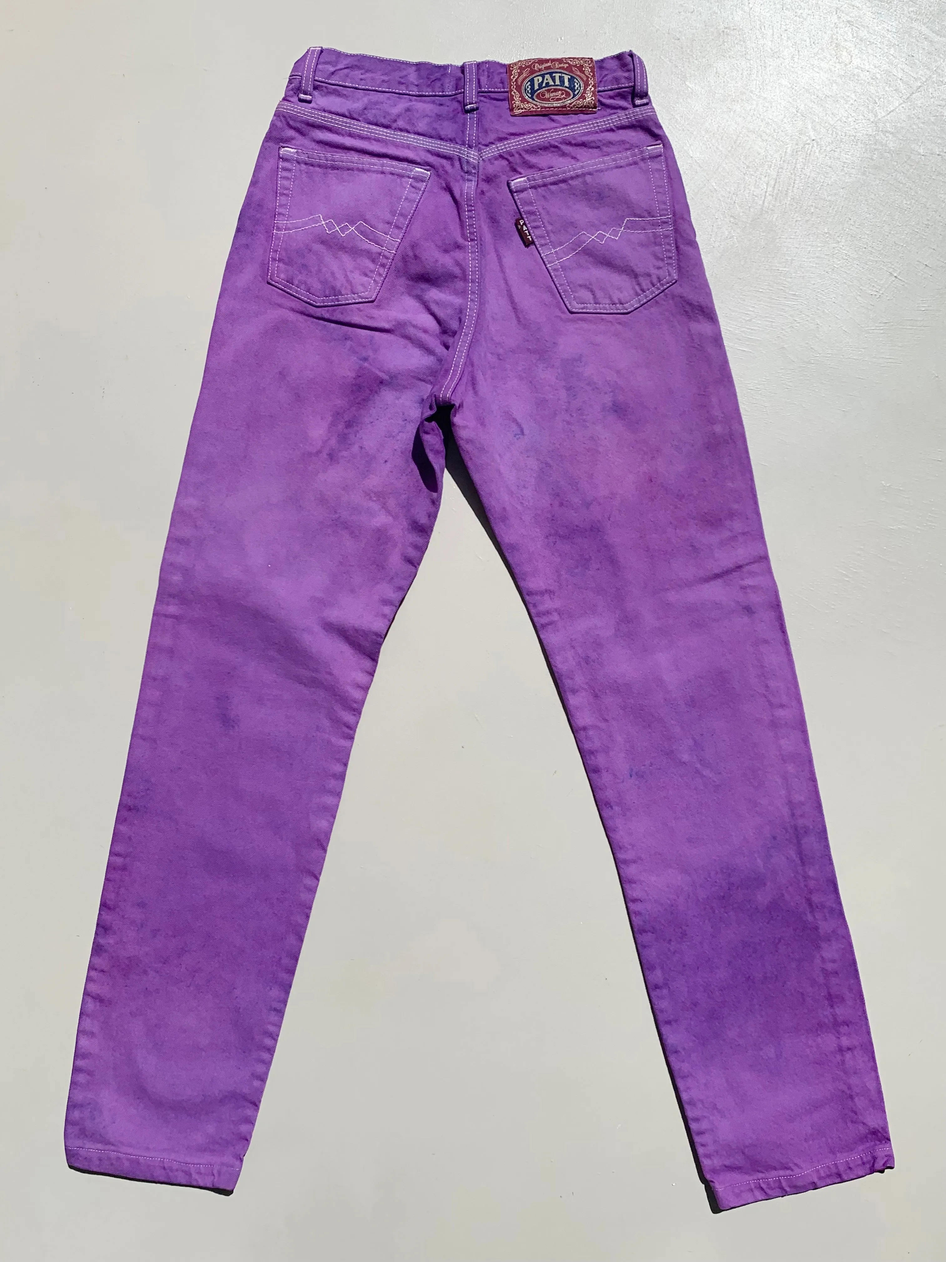 MK VINTAGE LILAC DENIM JEANS talla S