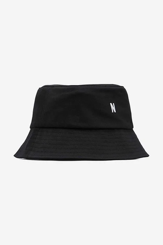 Norse Projects cotton hat black color