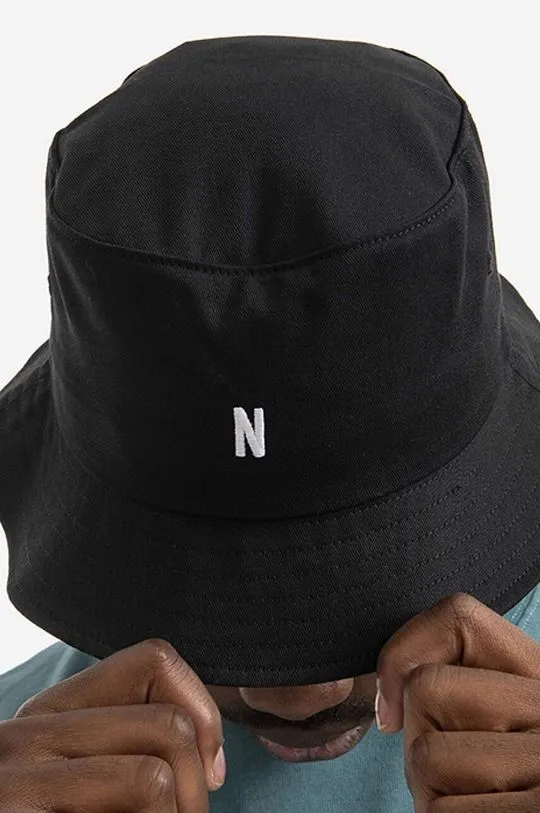 Norse Projects cotton hat black color