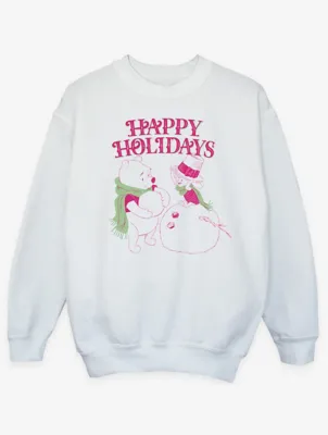 NW2 Winnie The Pooh Holidays Kids White Sweatshirt | Sweatshirts & Hoodies | George at ASDA