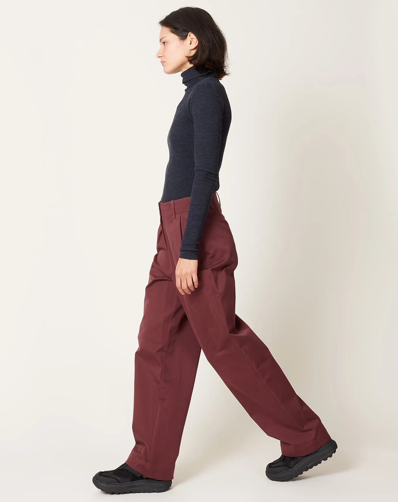 Painter Pants in Burgundy