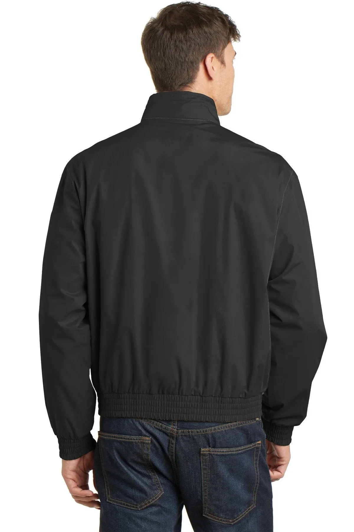 Port Authority Classic Poplin Jacket J753 Black/Black