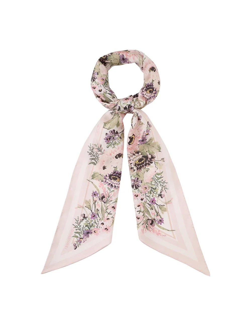 Printed Silk Neck Scarf