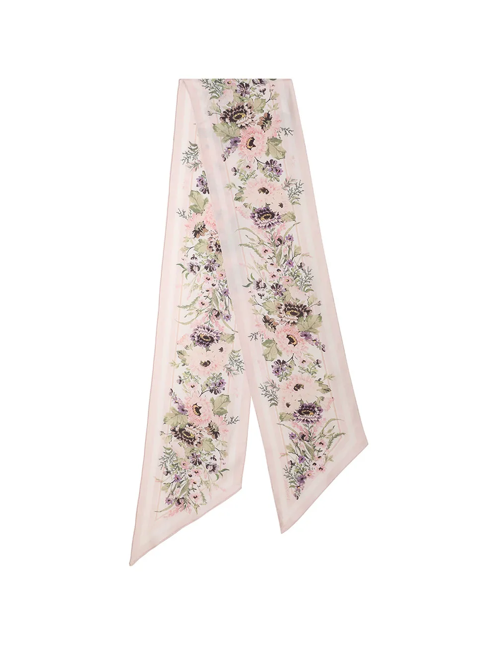 Printed Silk Neck Scarf