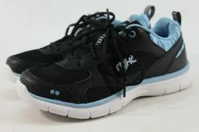 Ryka Women's Black/Blue Delish Sneaker 6M