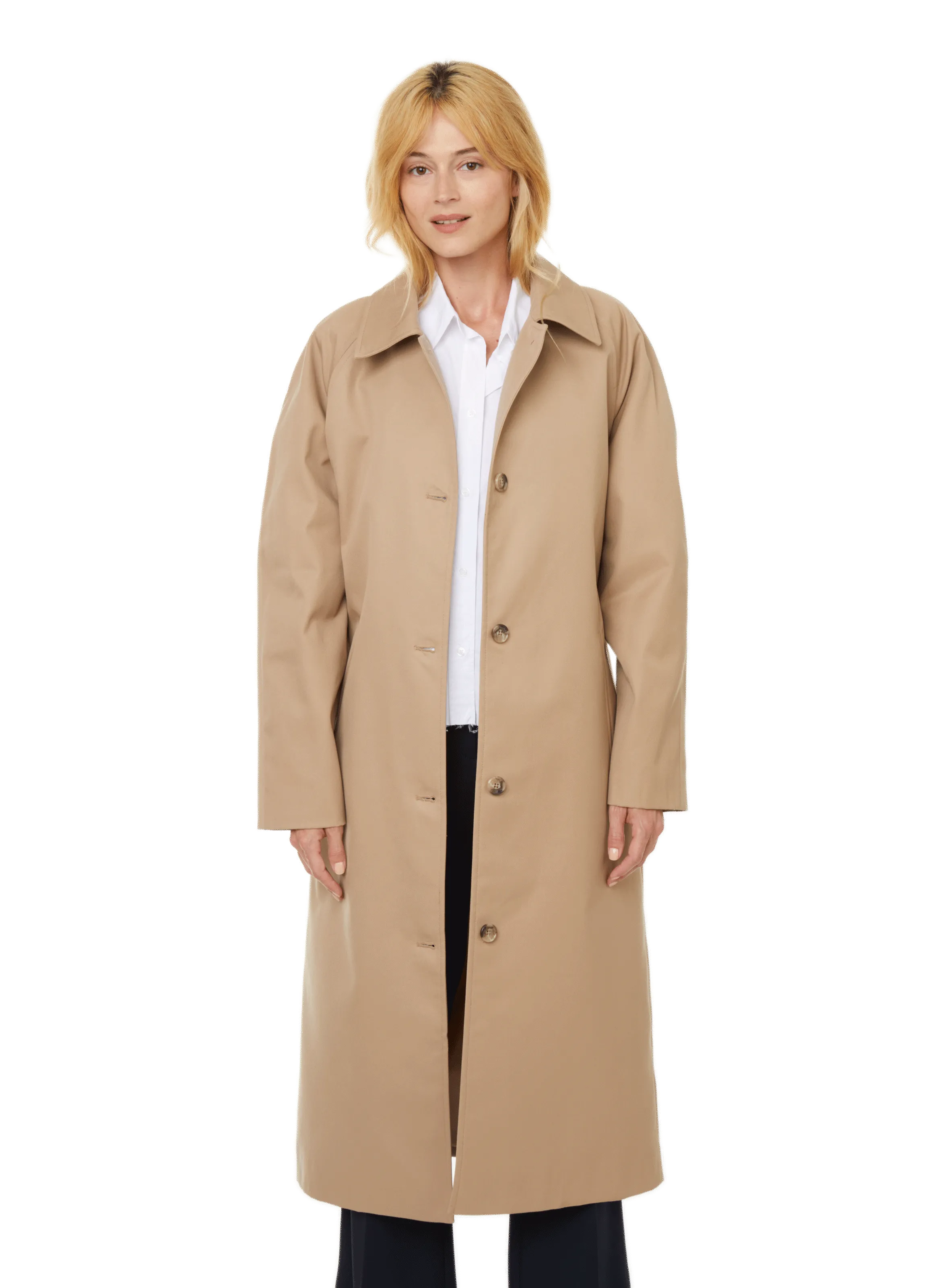 Saison 1865  Cotton trench coat - Brown