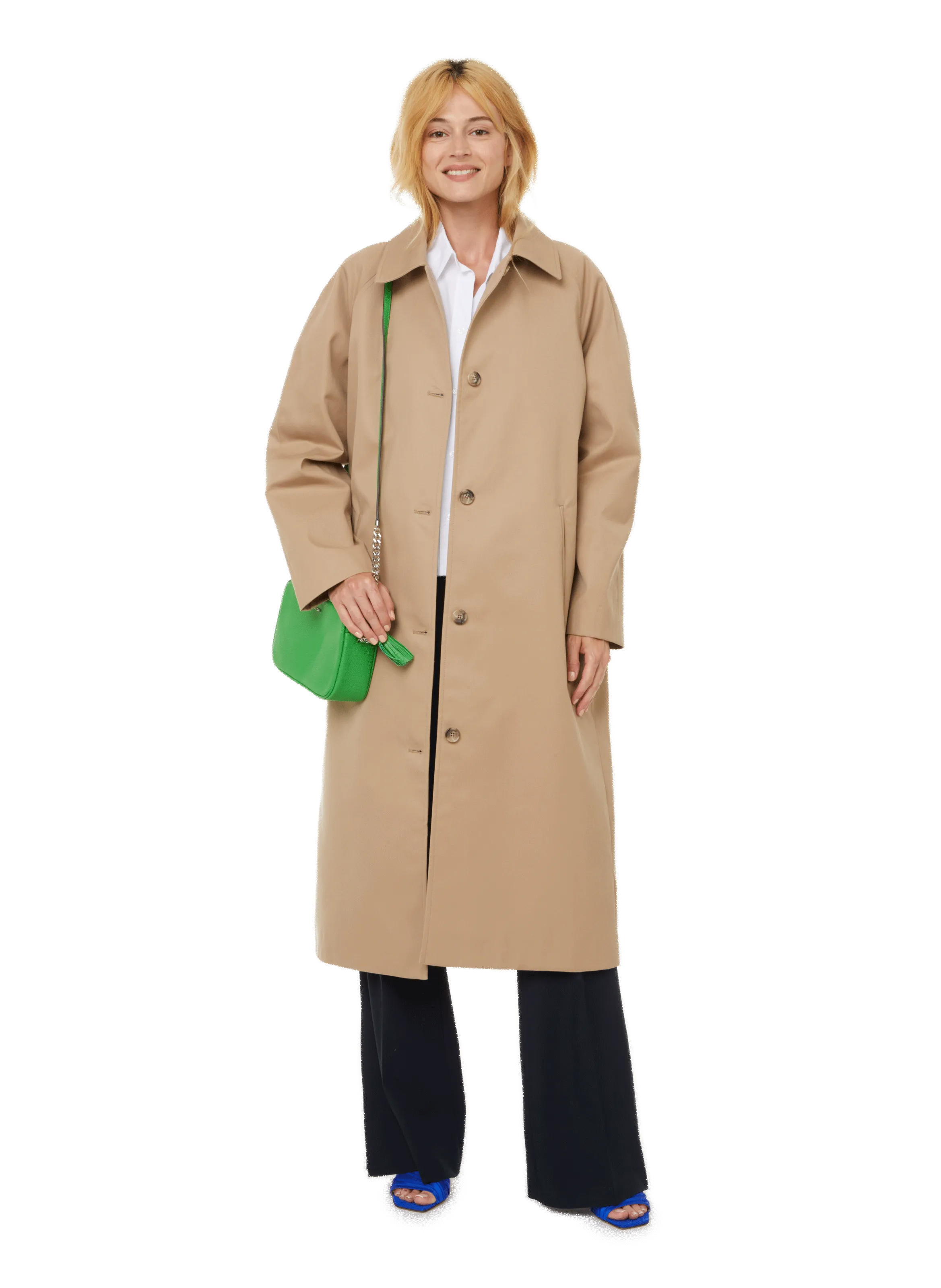 Saison 1865  Cotton trench coat - Brown