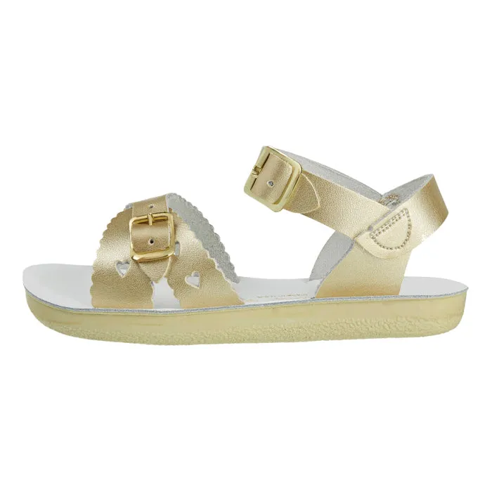 Salt Water Child Sweetheart Sandals Gold