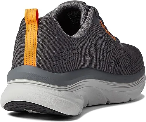 Skechers Men's Relaxed Fit: D'Lux Walker Commuter Sneaker Charcoal/Orange