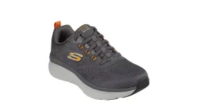 Skechers Men's Relaxed Fit: D'Lux Walker Commuter Sneaker Charcoal/Orange