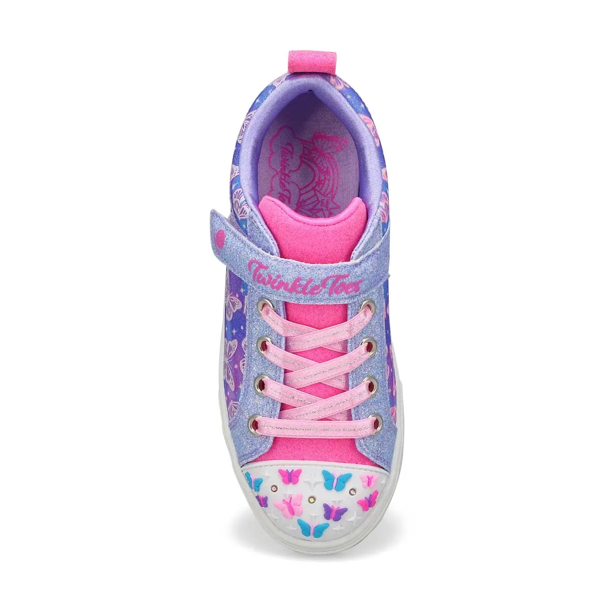 Soft Moc Girls  Twinkle Sparks Sneaker - Lavender/Multi