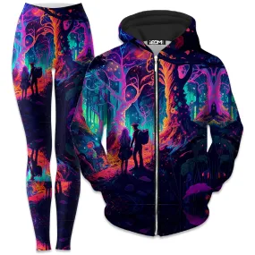 Soulmates Zip-Up Hoodie and Leggings Combo