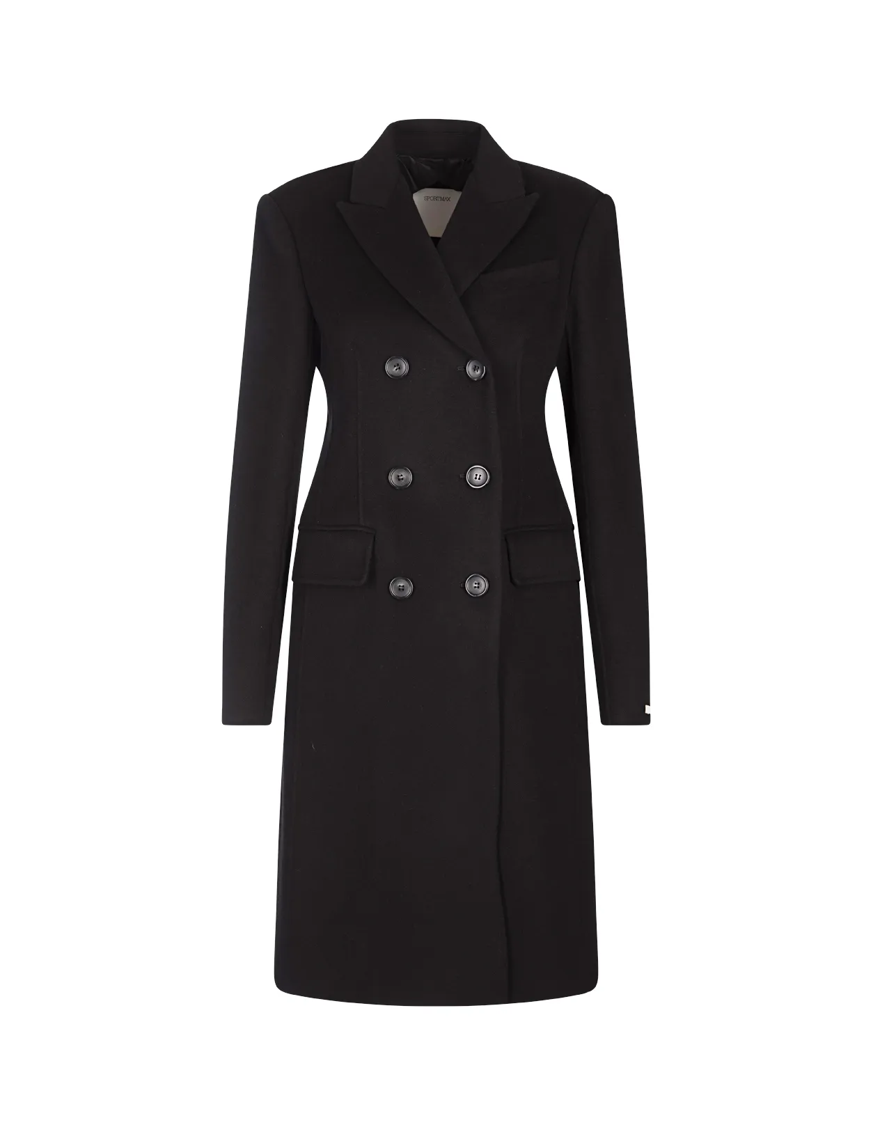 SPORTMAX Black Morgana Coat