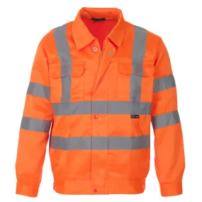 Supertouch Hi Vis Polycotton Jacket