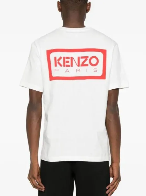 T-shirt KENZO con ricamo bianca