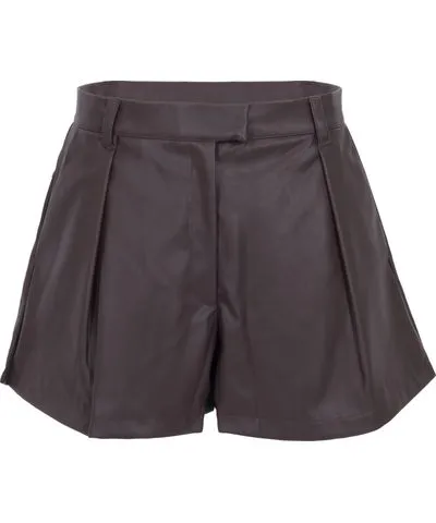 The Etta Collection Brown Sloane Shorts