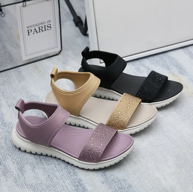 Tiosebon Sport Comfort Rhinestone Sandals