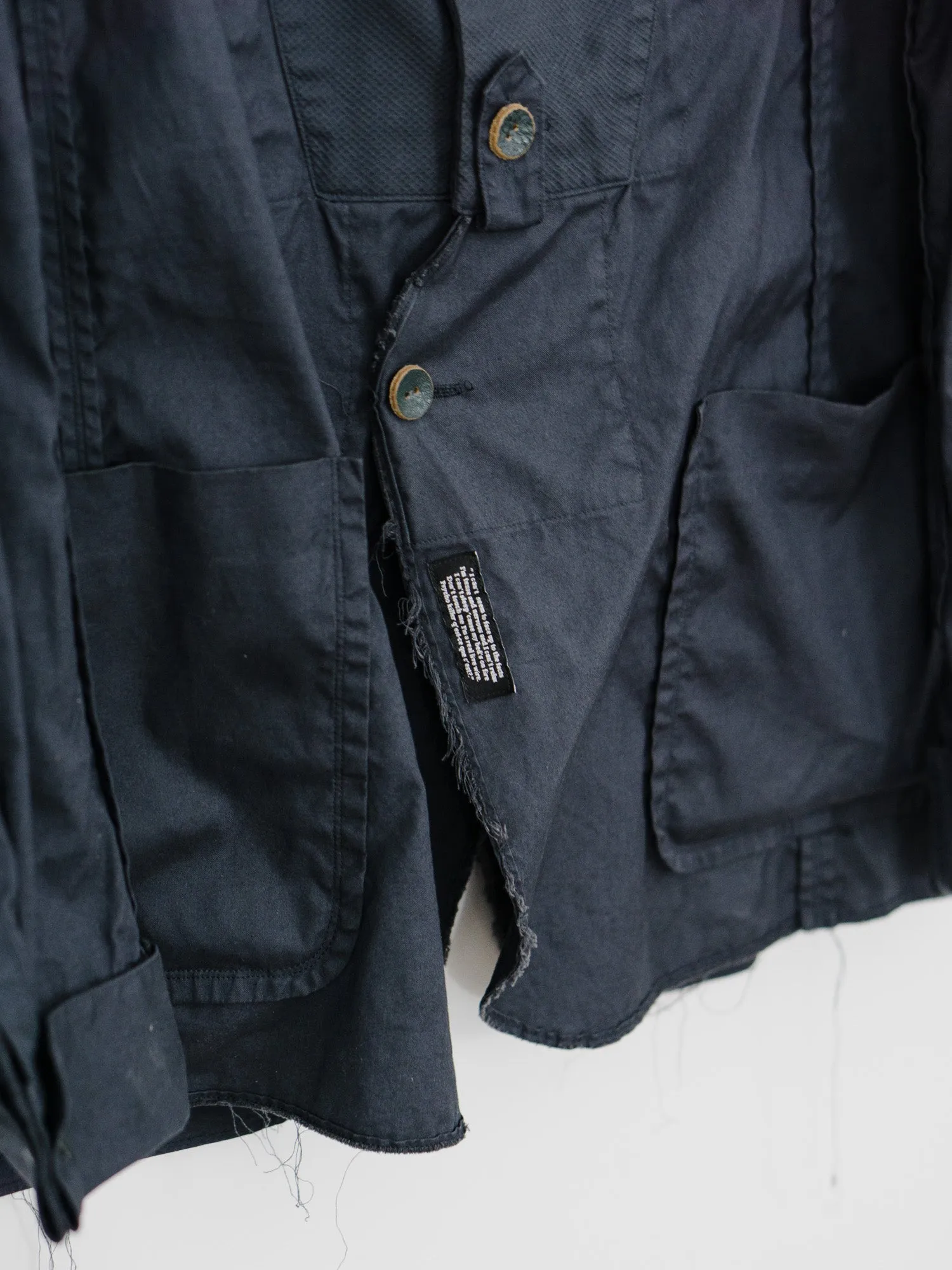 Undercover SS13 Convertible Distressed Officer Jacket/Blazer