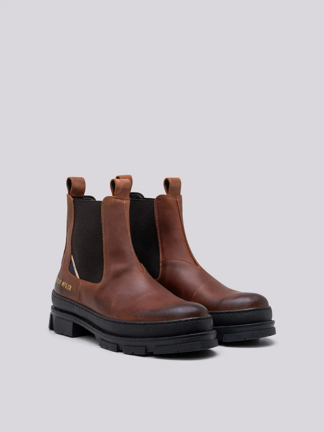 VEGA LEATHER CHELSEA BOOTS