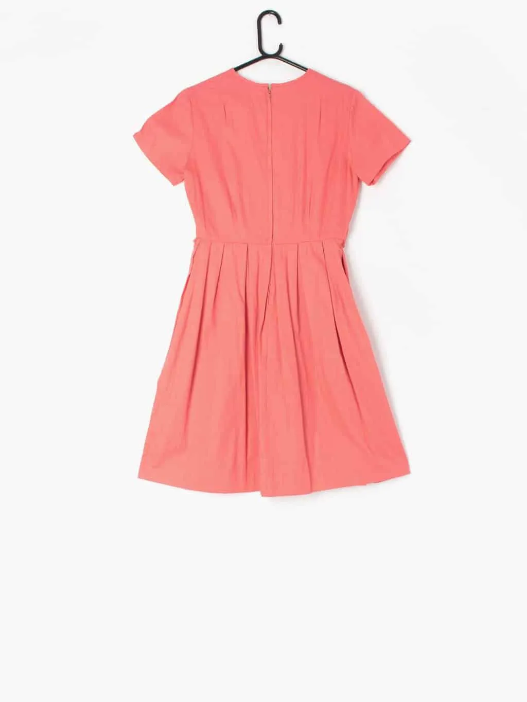 Vintage 1960s St Michael dress in salmon pink – UK 12