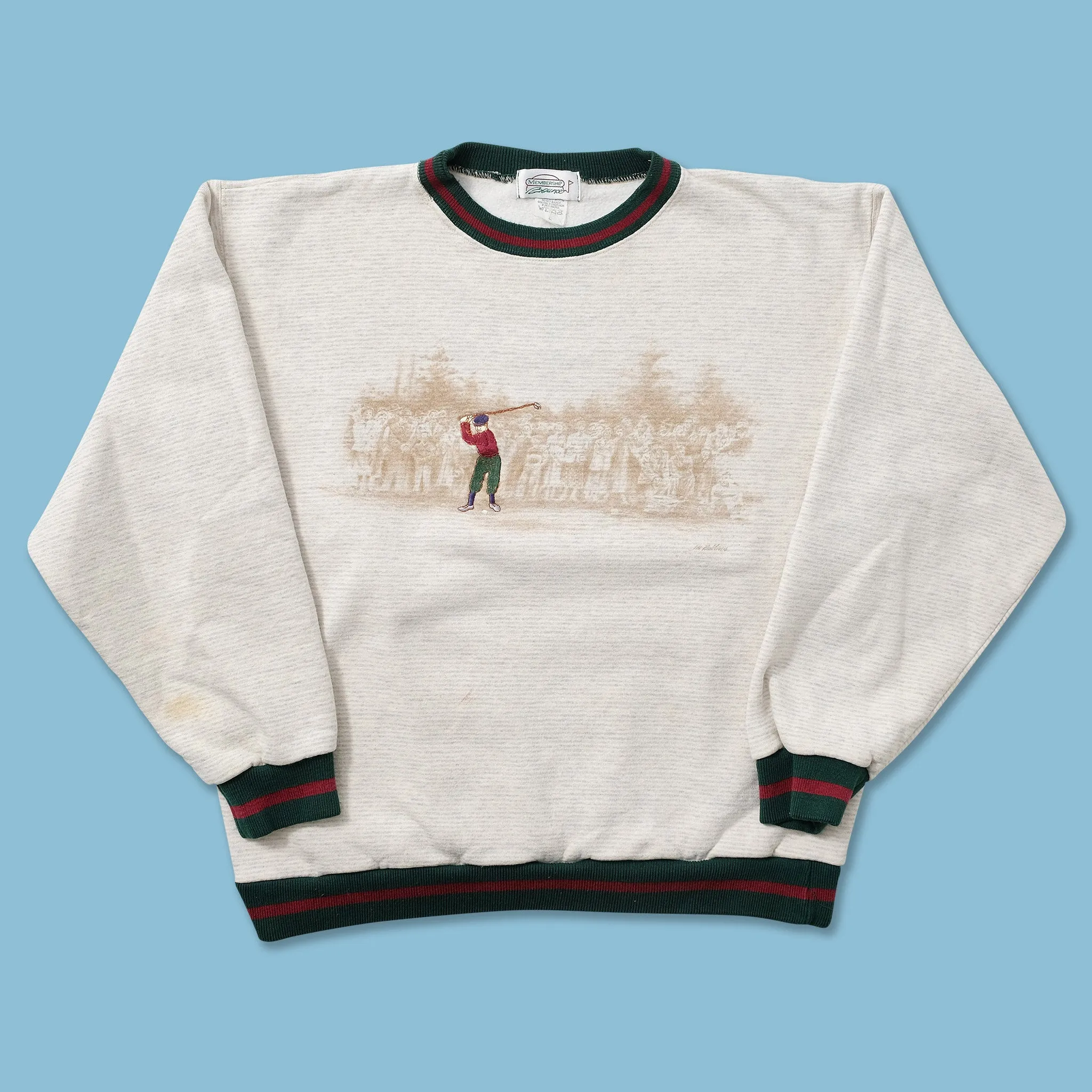 Vintage Golf Sweater Large