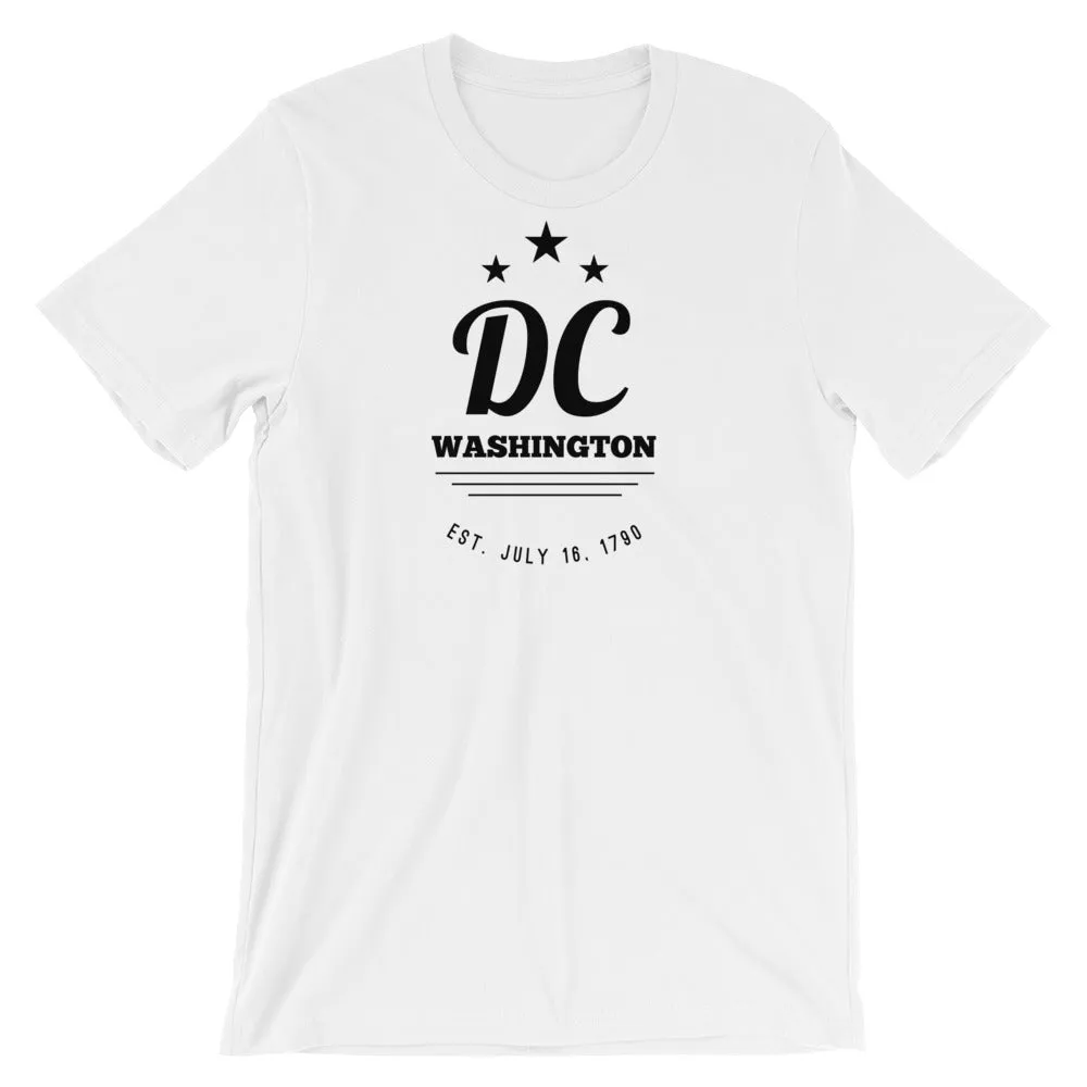 Washington DC - Short-Sleeve Unisex T-Shirt - Established