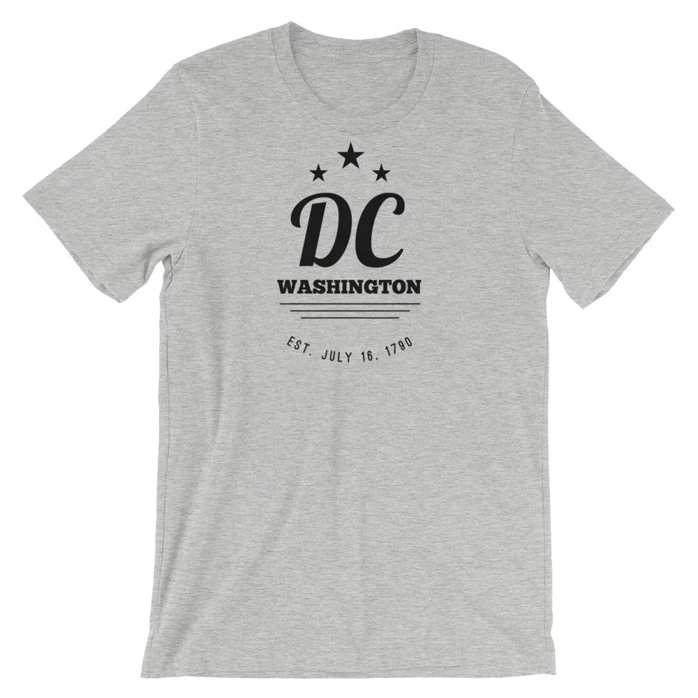 Washington DC - Short-Sleeve Unisex T-Shirt - Established