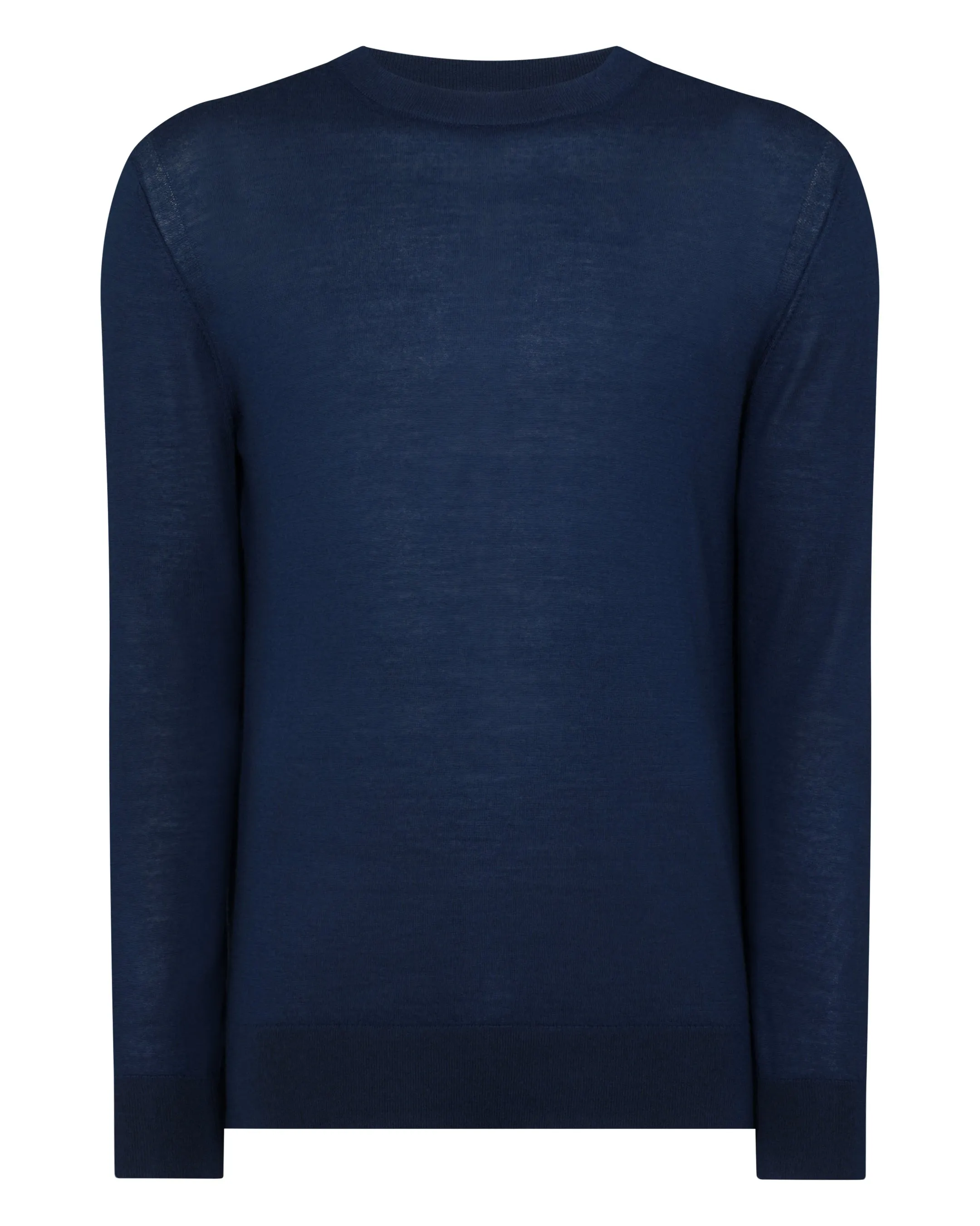 Women's Covent Fine Gauge Cashmere Round Neck Jumper French Blue