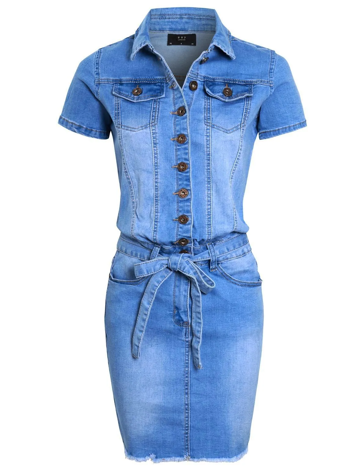 Womens Denim Pencil Dress, UK sizes 8 to 16