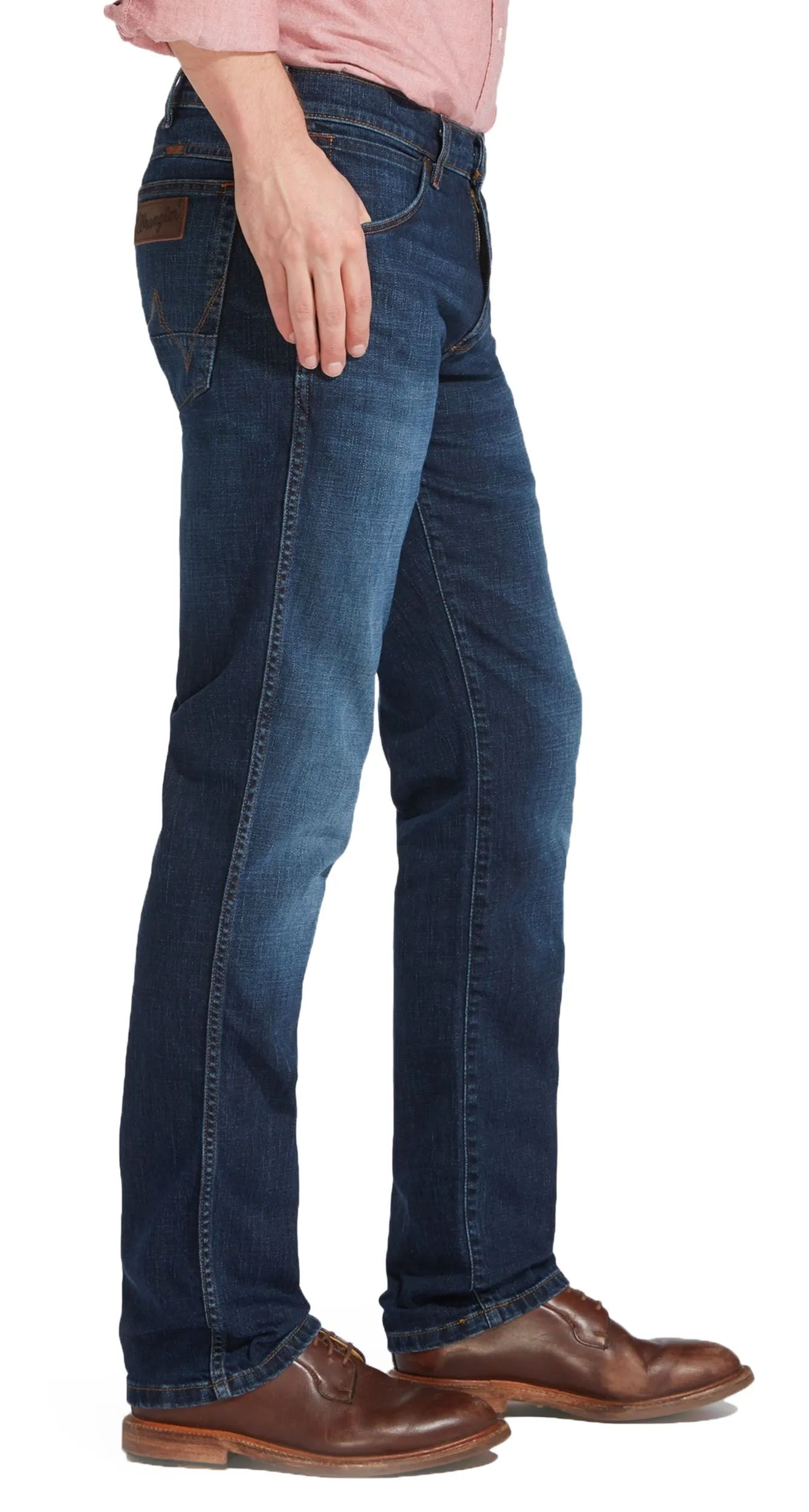 Wrangler Greensboro Modern Straight Denim Jeans El Camino