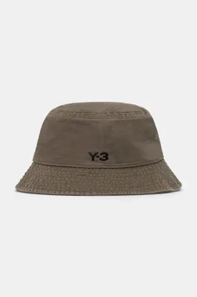 Y-3 cotton hat Bucket Hat green color JJ3950